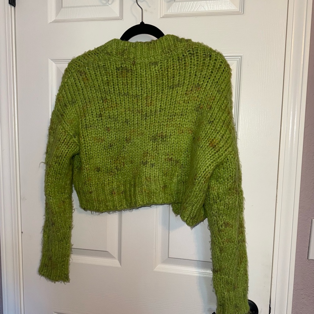 Urban Outfitters Lime Green Knit Cardigan - Picture 4 of 4